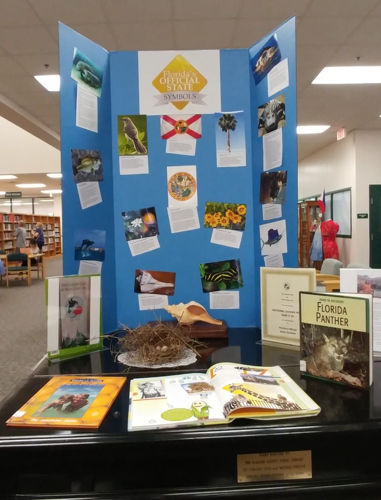 Garden Club Display at Palm Coast Library The Garden Club at Palm Coast